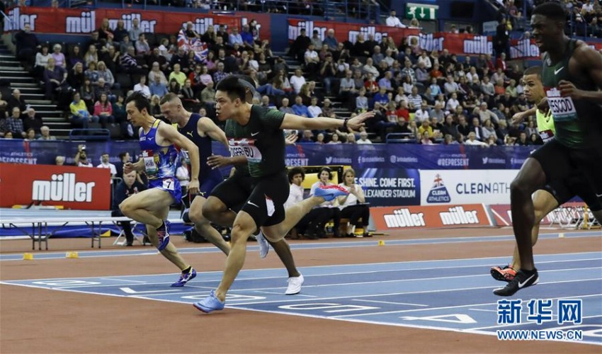 バーミンガム世界室内陸上競技選手権大会男子60メートルで蘇炳添が優勝
