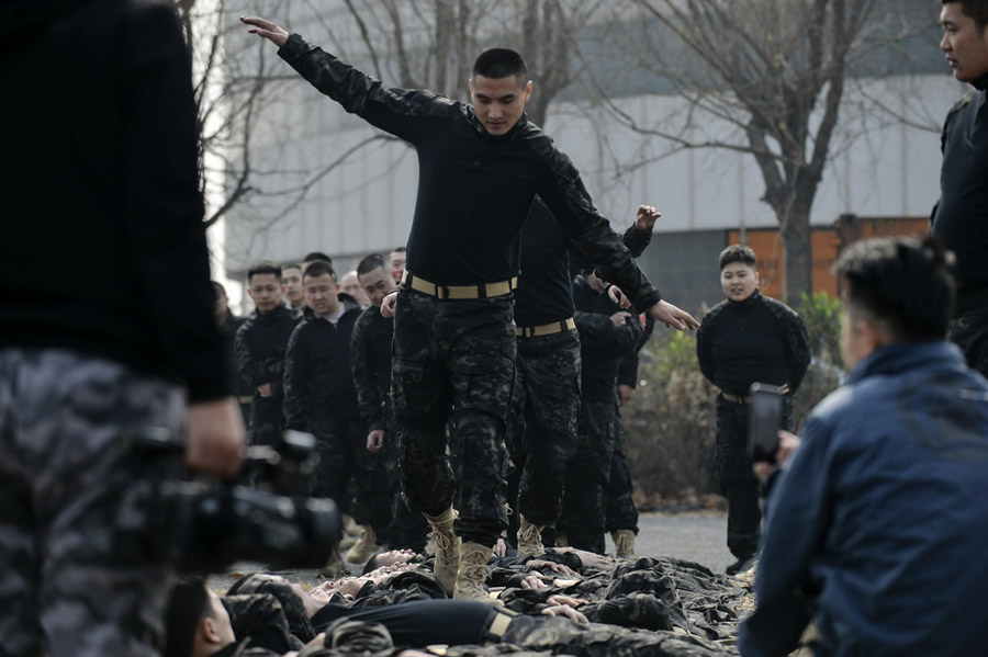 退役軍人が北京でボディーガード会社設立　約百人が海外護衛訓練に参加