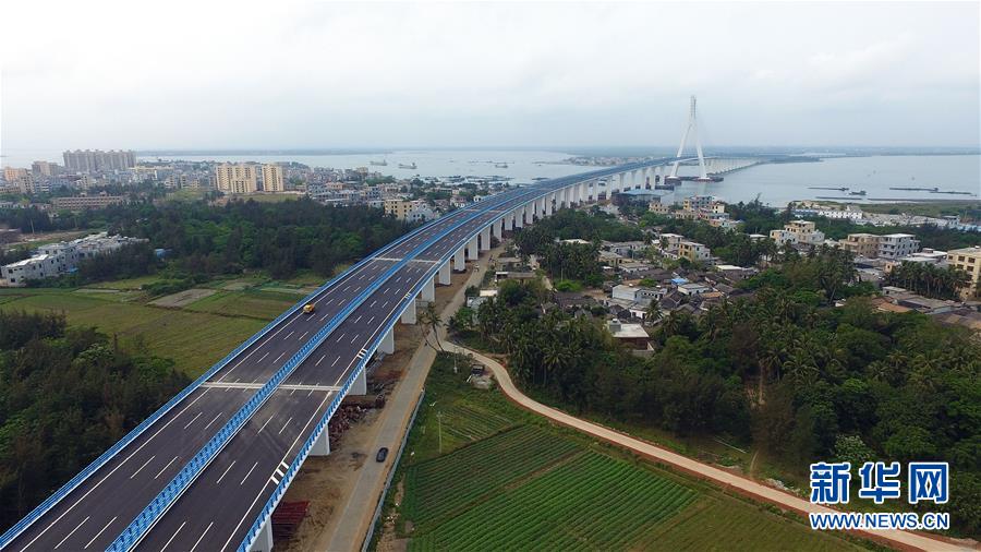 中国初の地震活動断層を跨ぐ耐震設計の海文大橋が開通