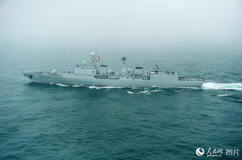 ＜中国海軍創設70周年観艦式＞観閲を受ける中国艦艇の全記録
