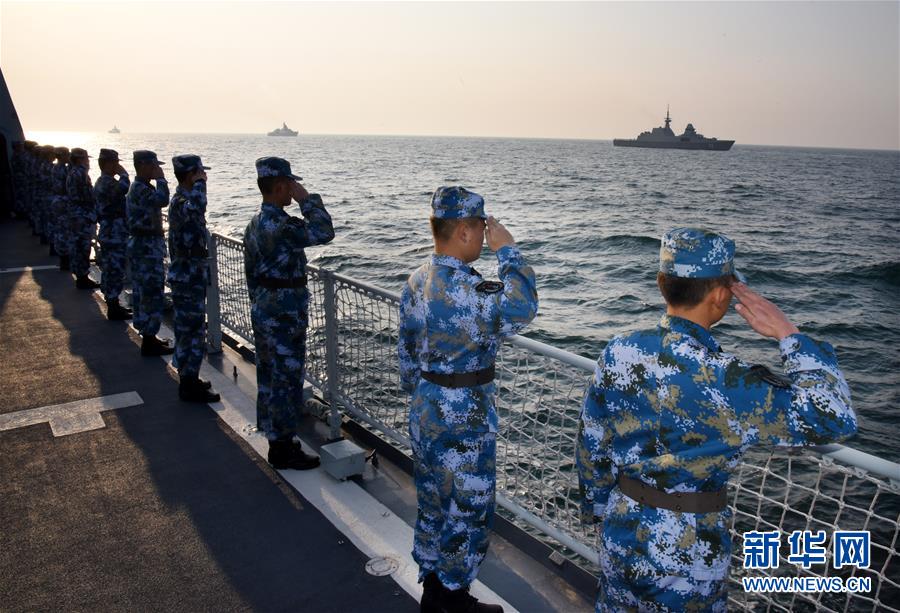 中国が東南アジア諸国と青島で「海上合同演習」
