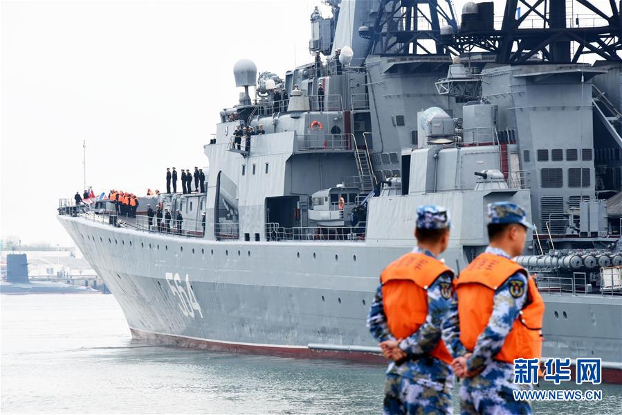 中露合同軍事演習「海上連合2019」が開始
