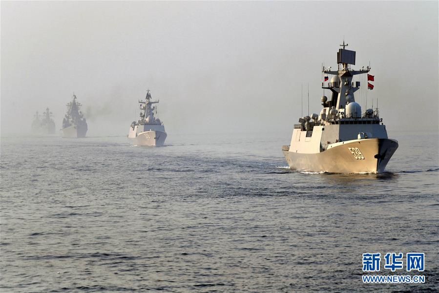 中国・ロシアの合同軍事演習「海上連合2019」が円満に終了