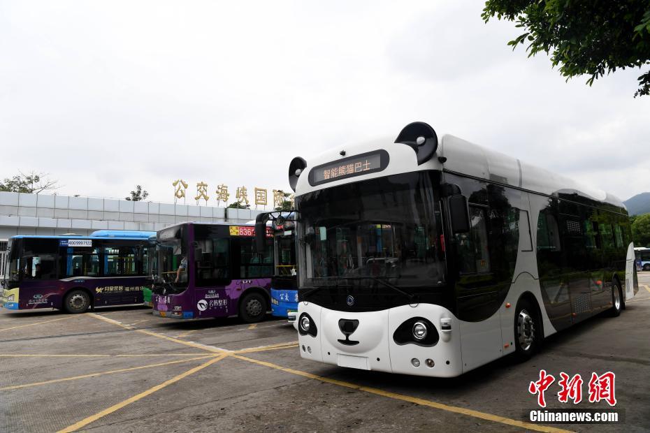 街を走るパンダ！福建省福州市にパンダデザインのスマートバス登場