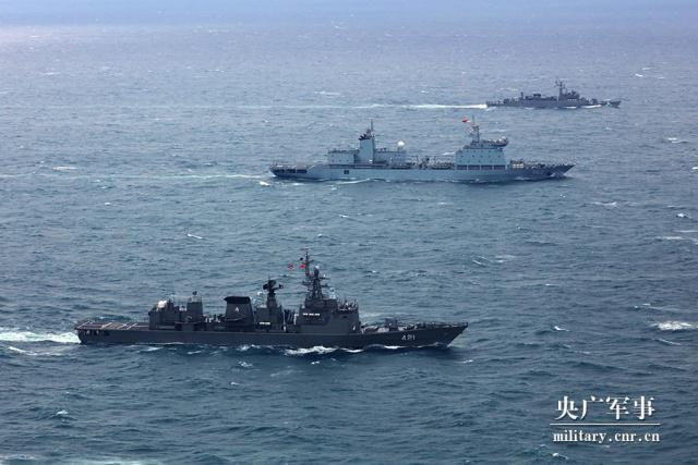 中国タイ両海軍が夜間海上遭遇戦訓練