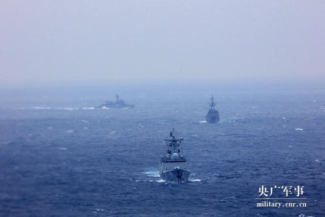 中国タイ両海軍が夜間海上遭遇戦訓練