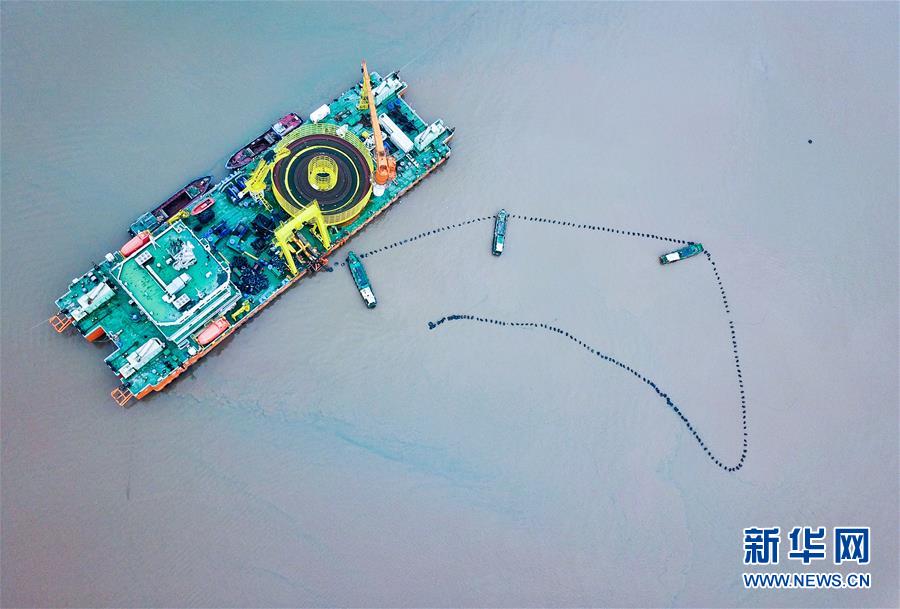 浙江省、500kV架橋ポリエチレン海底ケーブルが完成