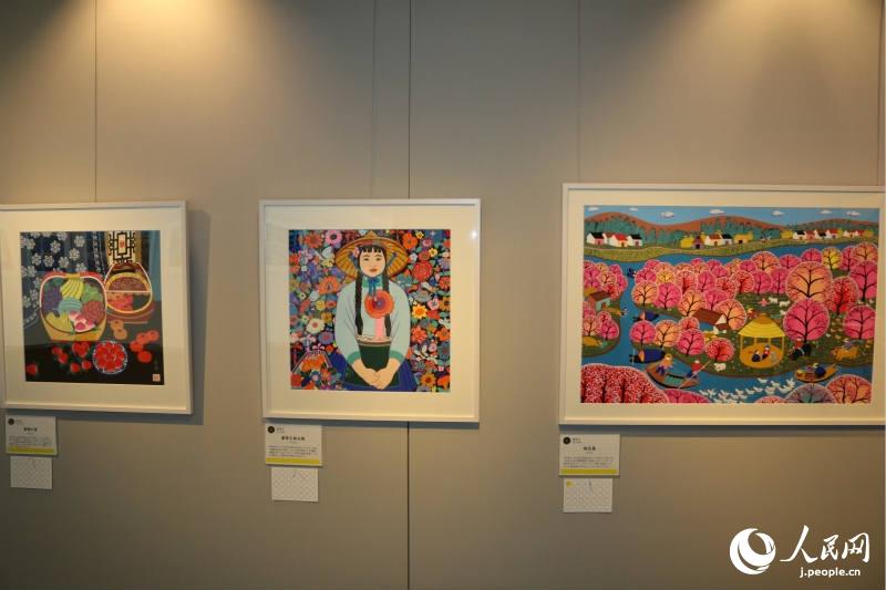 「中日両国民の心と心を近づける」　金山農民画展が東京で開催