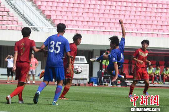 中国サッカーチームが1対0で日本に勝利　中日韓ジュニア交流競技会