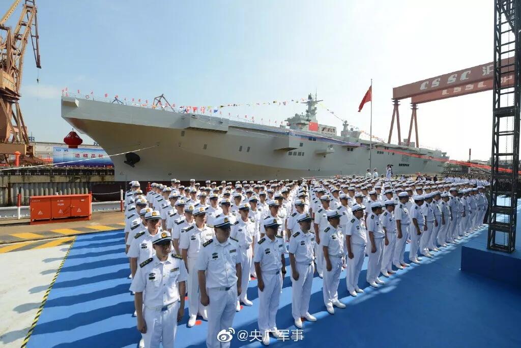 中国産強襲揚陸艦が進水セレモニー　建造できるのは中米のみ