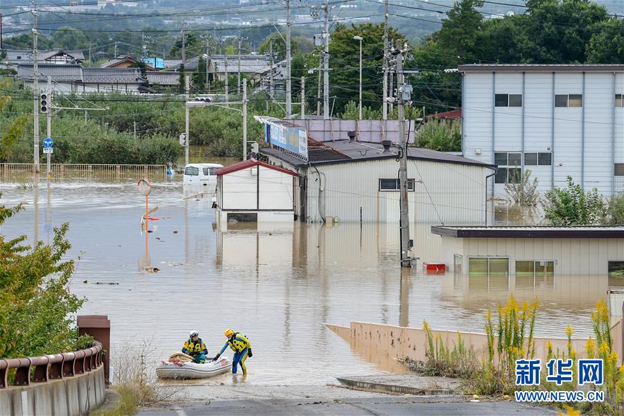 台風19号で日本の複数の河川が氾濫　