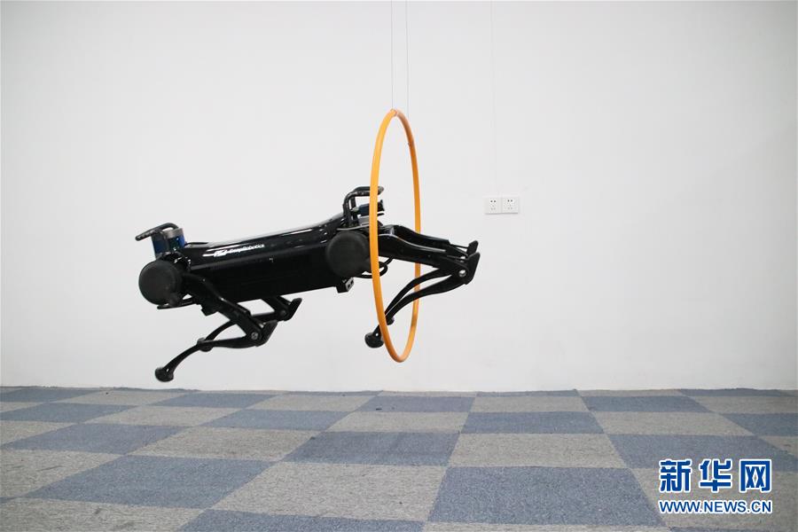 中国の新世代四本足ロボット「絶影」、スムーズな動作を実現