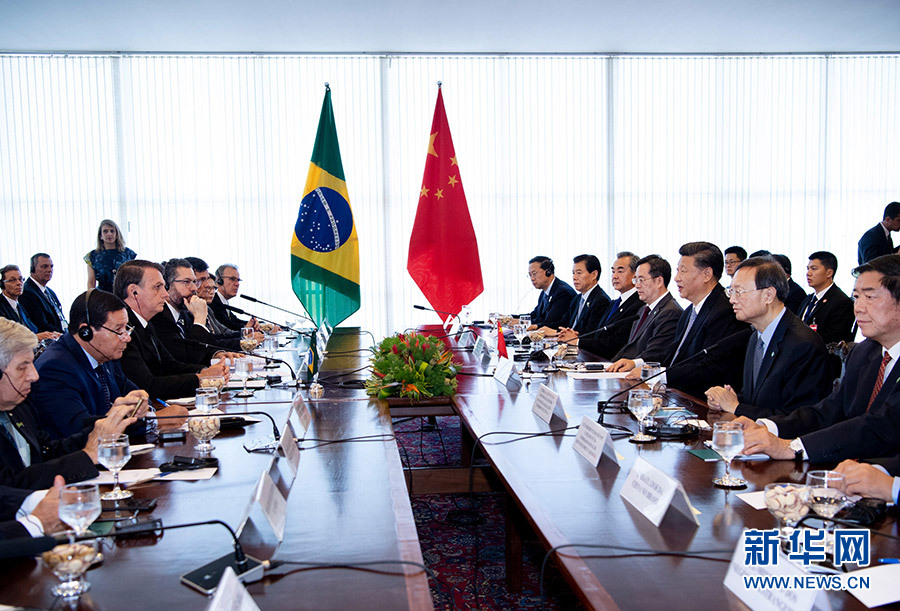 習近平国家主席「ブラジルとの関係発展の方向性を把握・先導」