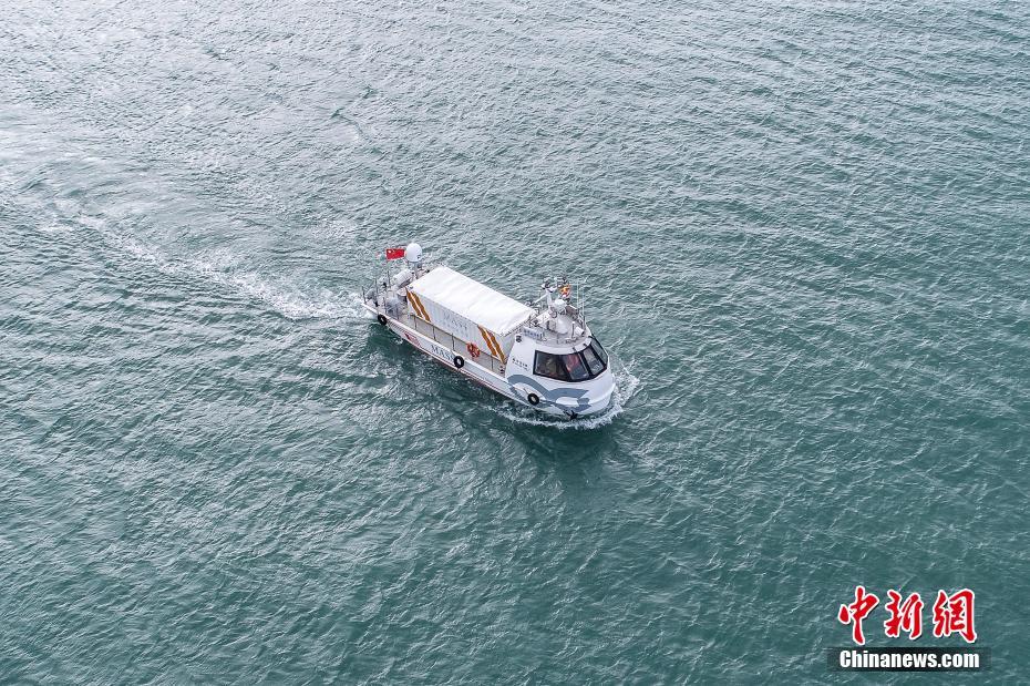 中国初の自動航行貨物船、「筋斗雲0号」が初航行