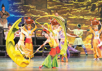 中国の民族舞踊劇「大夢敦煌」がニューヨーク公演