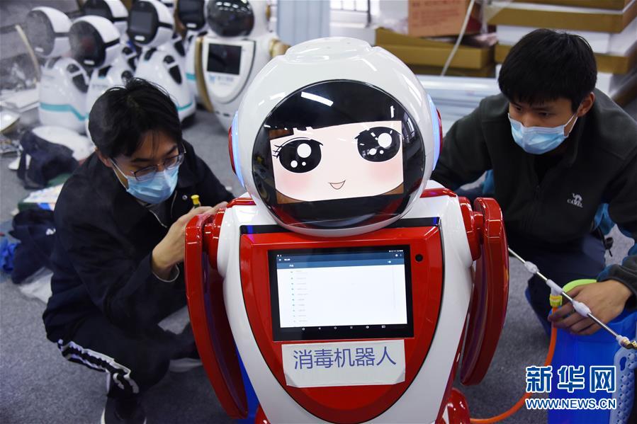 消毒ロボットを急ピッチで研究開発　山東省青島