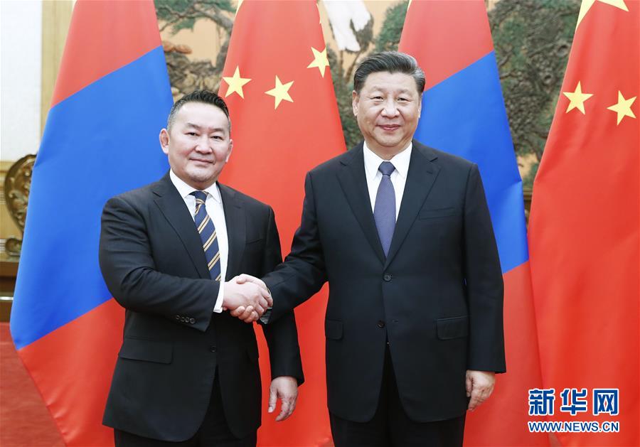 習近平国家主席がモンゴル大統領と会談　助け合う両国