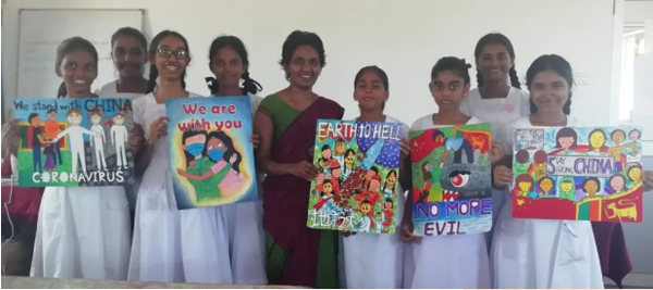 感染症との戦い　彭麗媛氏が中国を支持するスリランカの女子生徒らに感謝の返書