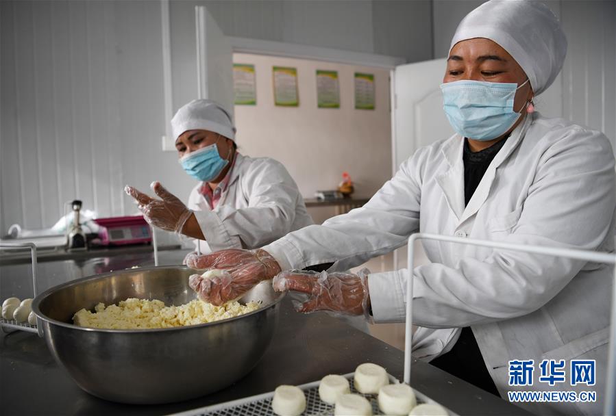 村民が作る特産の乳製品は「幸せの味」　新疆自治区昭蘇