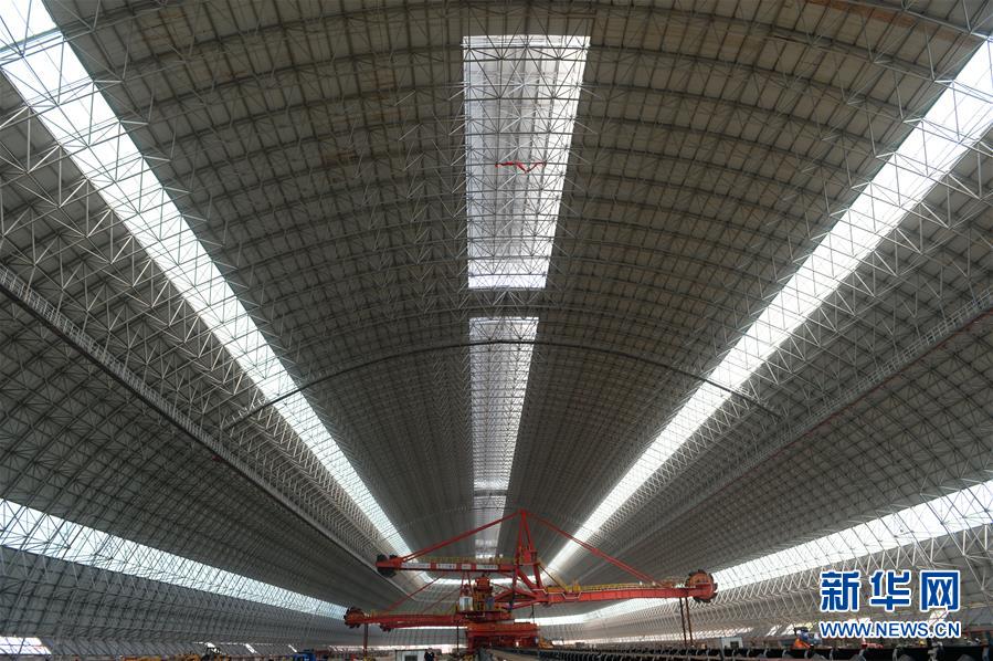 湖南の巨大カプセル型倉庫の主体工事完成　25日から稼働