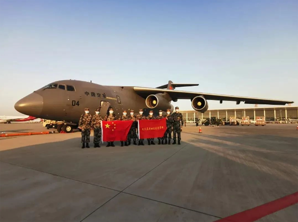 中国人民解放軍が3ヶ国の軍隊に防疫物資援助を提供