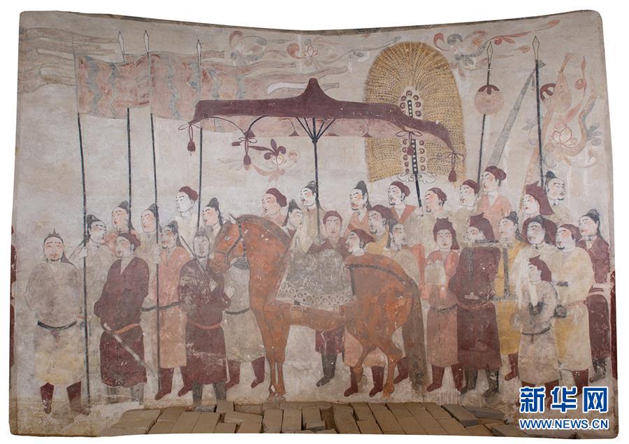 一般公開されていない北斉時代の墓葬壁画の「クラウド」鑑賞が可能に