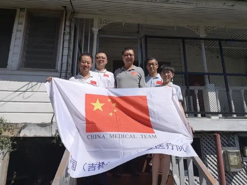 サモア支援中国（吉林）第三陣の医療チーム