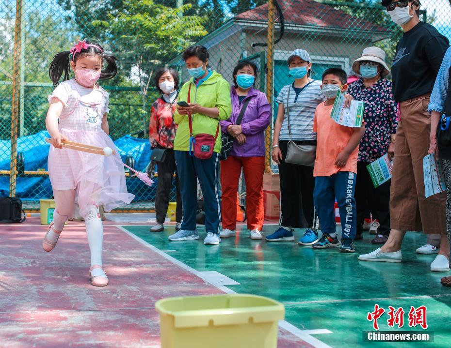 コミュニティで「ごみ分別テーマ運動会」を開催　北京