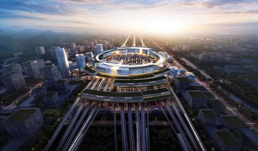 まるでSF！高速鉄道・南京北駅の完成予想図が公開