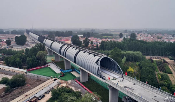 世界初の高速鉄道防音トンネルが京雄高速鉄道で完成