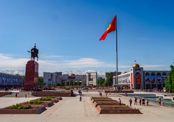 キルギスの首都ビシュケク