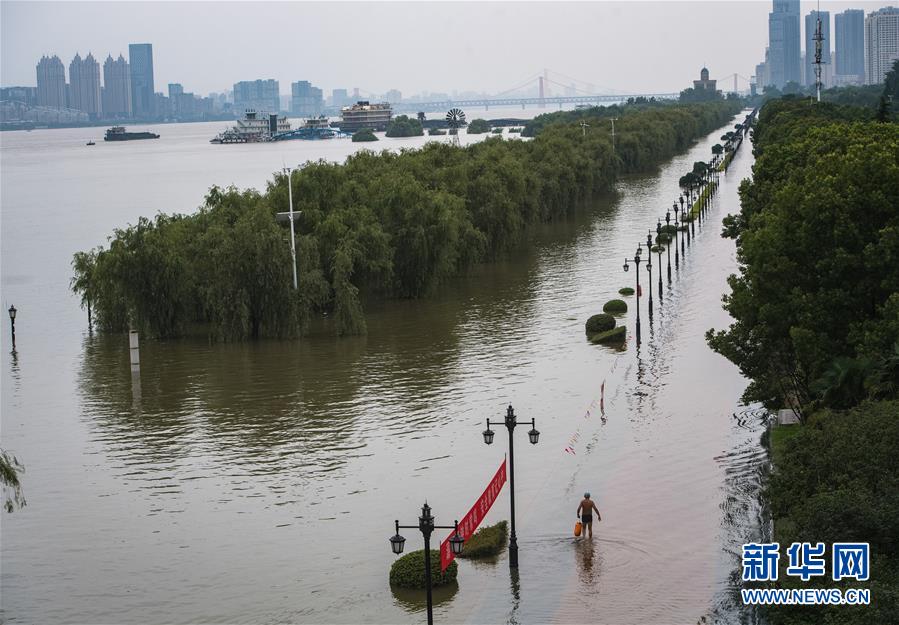 長江中流・下流の洪水ピーク流量、漢口区間を無事通過
