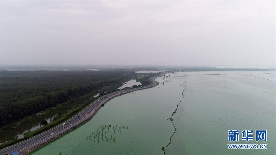 巣湖の水位が百年に一度となる高さに　安徽省