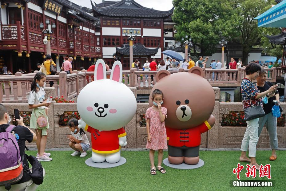 上海の豫園が「夏休みモード」に切り替え！
