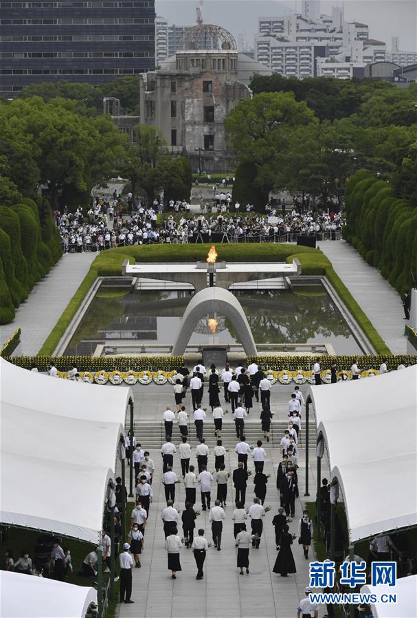 原爆投下から75年の広島で平和記念式典　日本