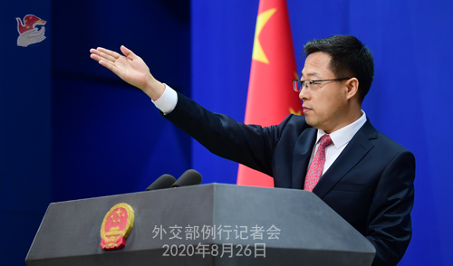 米国防長官の中国関連寄稿に外交部が反論
