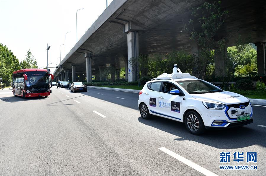 安徽省で初となる5G自動運転車モデルラインが開通