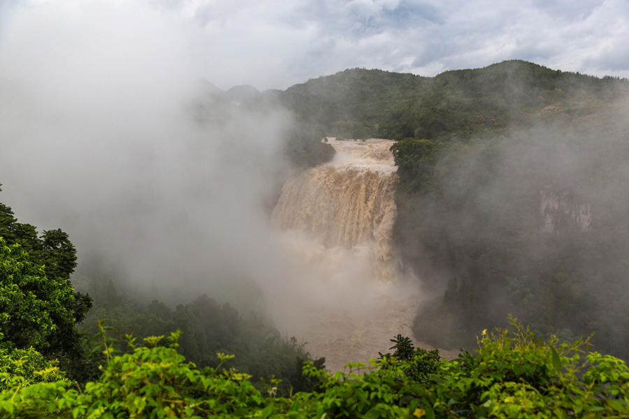 貴州黄果樹瀑布、2020年出水期最大水量を記録