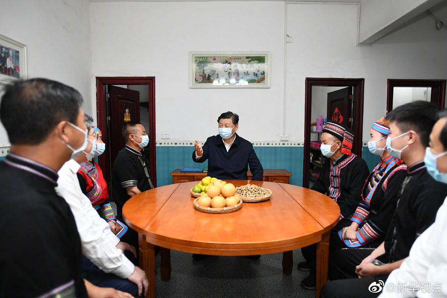 習近平総書記が湖南省で貧困者支援などの状況を視察