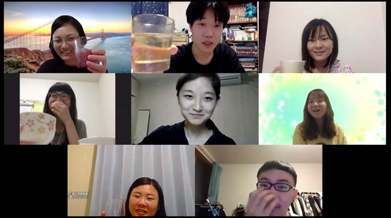 在日中国人留学生がオンラインで国慶節・中秋節を祝う