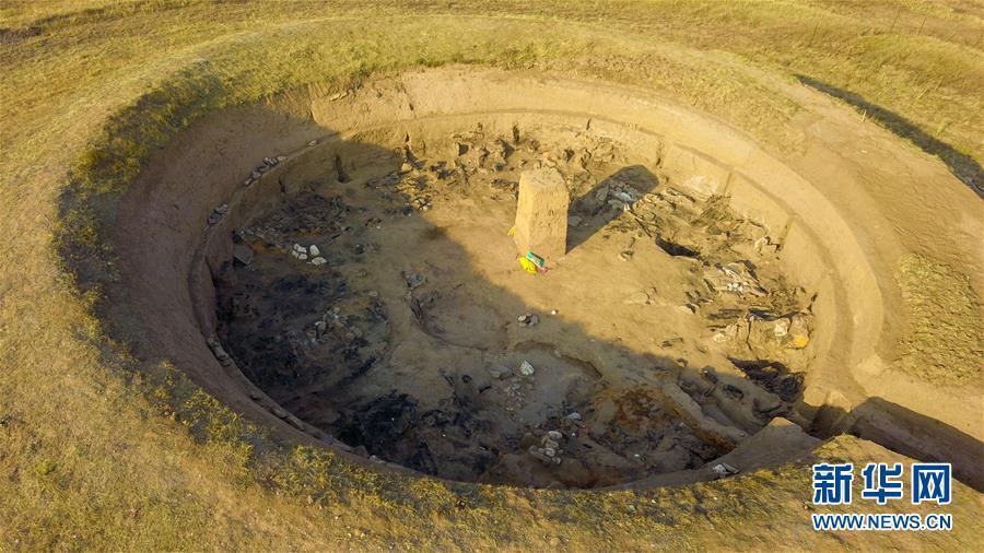約1500年前の北魏皇帝の祭天遺跡を発掘　内蒙古