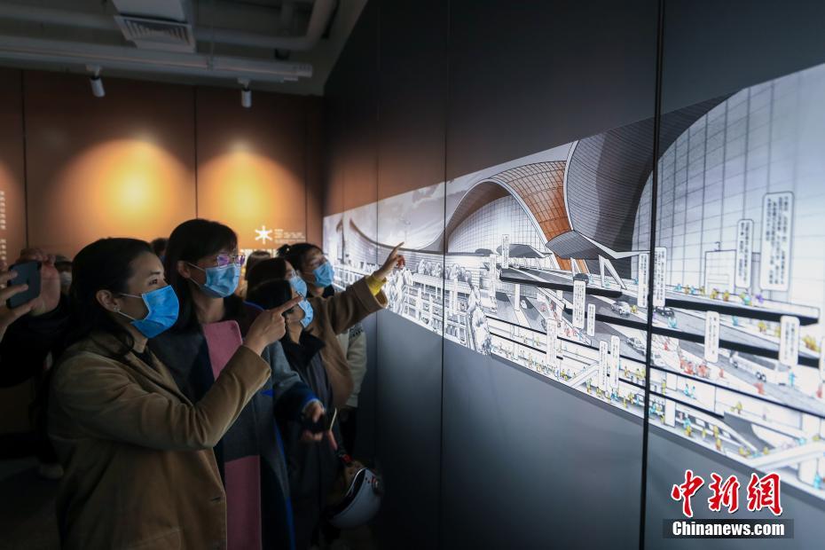 北京大興国際空港1周年記念の展覧会開幕