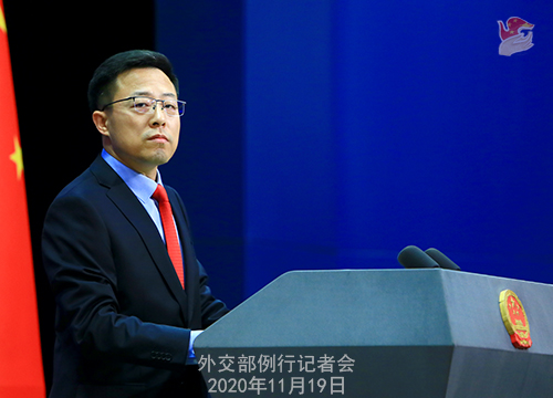 中国、香港地区に関する「ファイブアイズ」共同声明に「強い不満と断固たる反対」表明