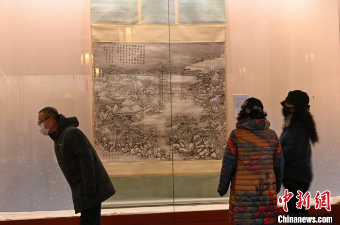 瀋陽故宮で冬景色の書画展始まる　四季シリーズ最終回