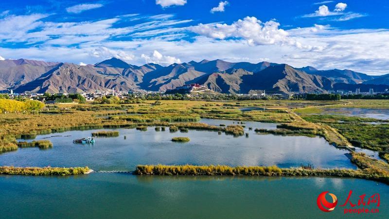 都市をしっかり保護する「ラサの肺」拉魯湿地　チベット