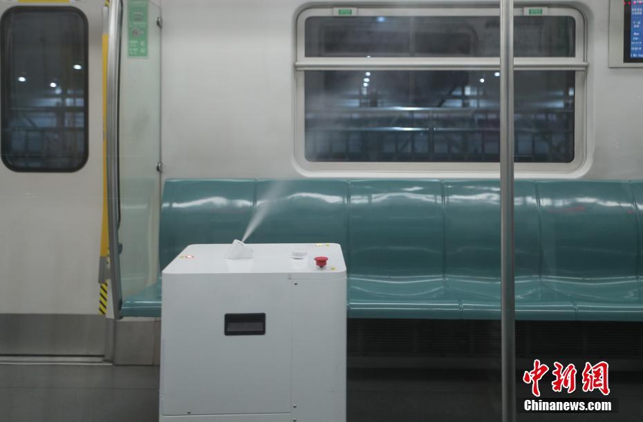 北京地下鉄4号線、スマート消毒ロボットを試験導入