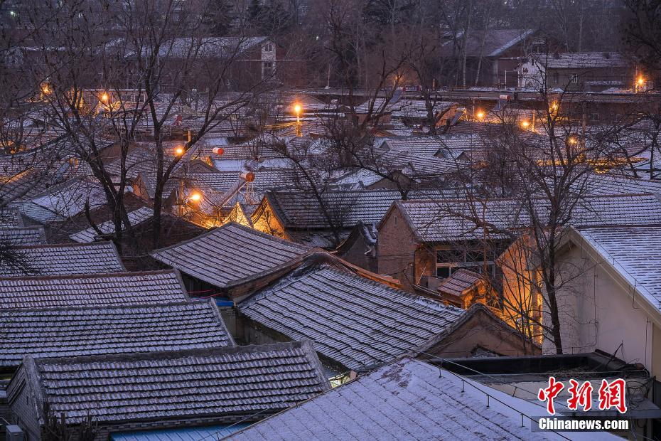 北京で降雪！市街地域で2021年の初雪を観測