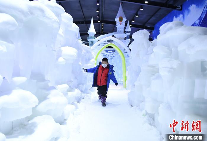 重慶動物園に「氷と雪の世界」　市民が「北国の冬」を体験