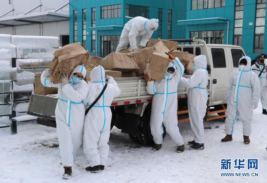 隔離病室ユニット1186セットの組立が完了　吉林省通化