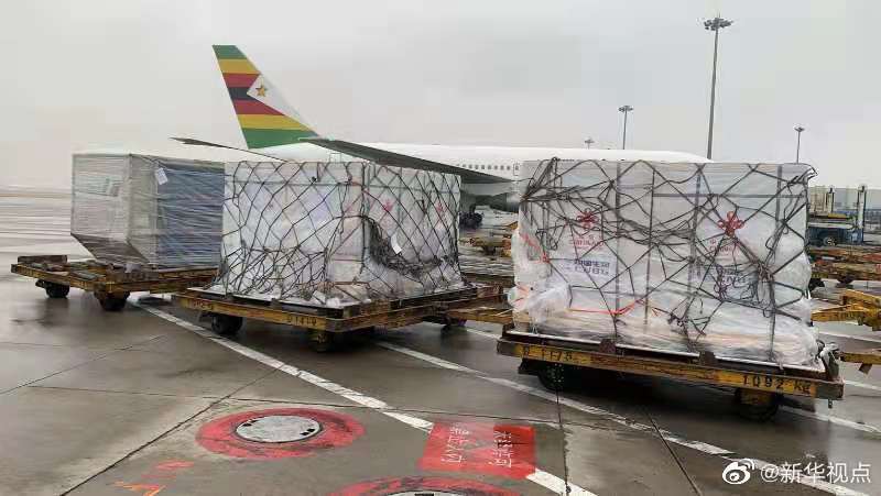 中国製ワクチン輸送のためジンバブエが特別機派遣